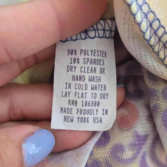 Vintage Y2K Sheer Mesh Bohemian Euro Button Long Sleeve Blouse - Picture 8 of 11